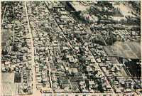 1953年の上空から見た篠山町の写真