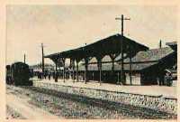 1955年の国鉄篠山線篠山駅の写真