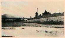 1954年に改修された篠山川の写真
